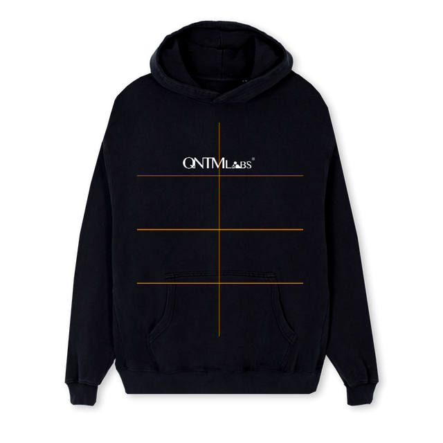 REG BLAC HOO Black Regular Hoodie.