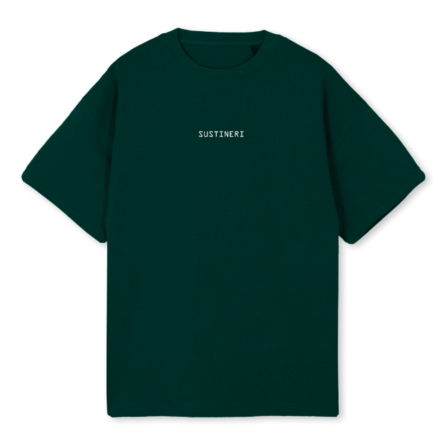 PROTOTYPE PRINT OST Wild Green Oversized Tee.