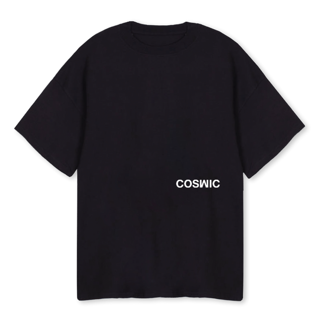 COSWIC UNITEEBLACK Black Oversized Tee.