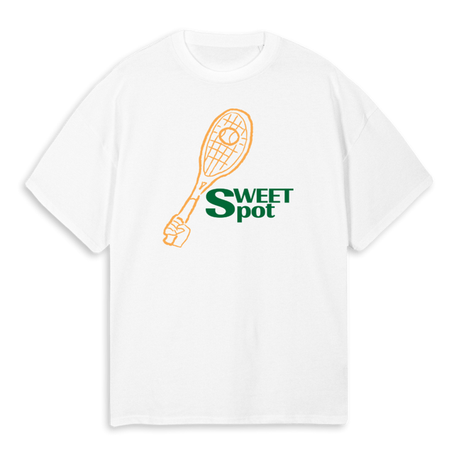 SWEETSPOT White Oversized Tee.