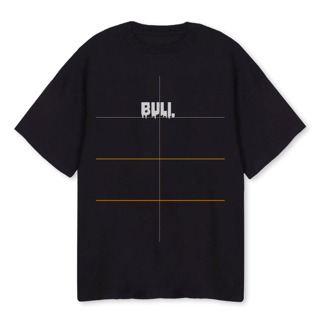 OOTW TEE Vintage Black Oversized Tee.