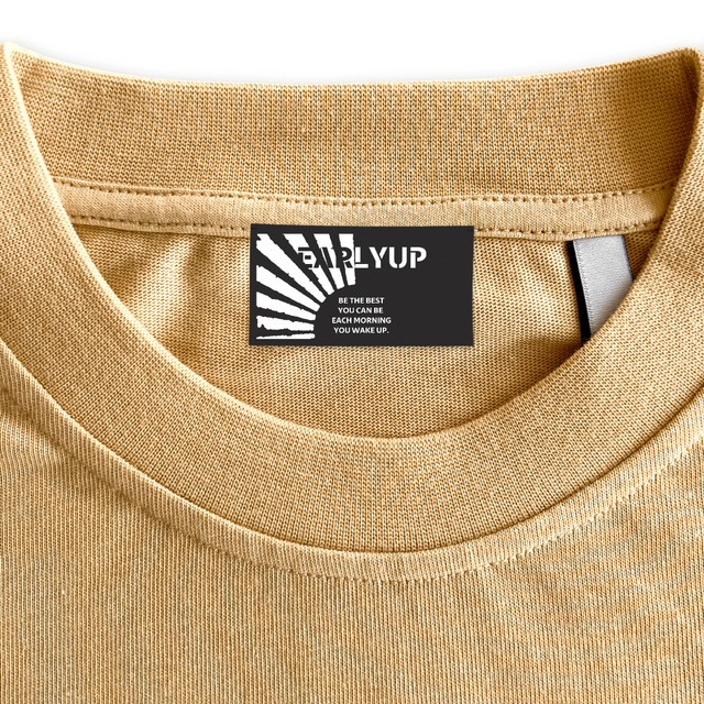 EARLYUP Custom Neck Label.