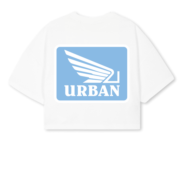 SSUNCTB White Cropped Oversized Tee.