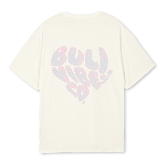 SYDÄN BLU Cream Oversized Tee.
