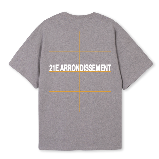 TGREY Grey Marl Oversized Tee.