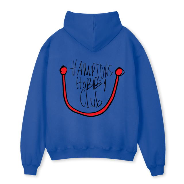H Cobalt Blue Oversized Hoodie.