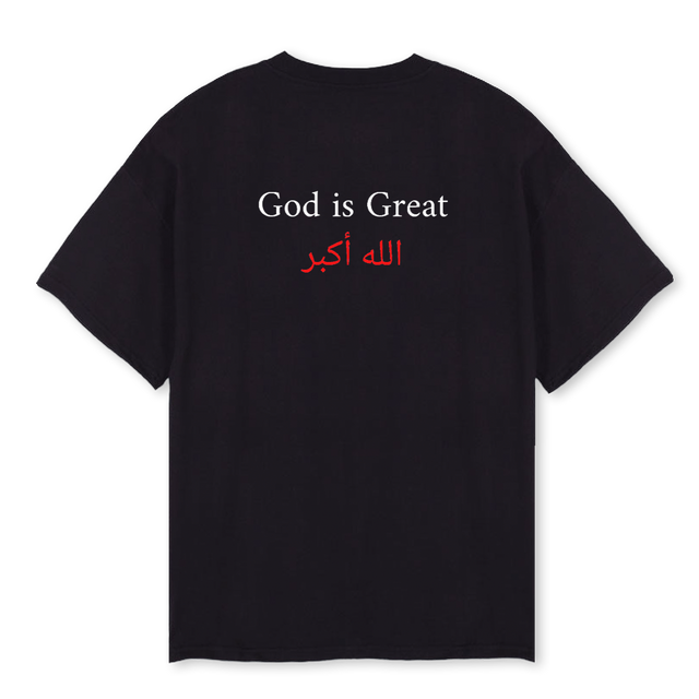 FINALGIGTSHIRT APRIL Black Oversized Tee.