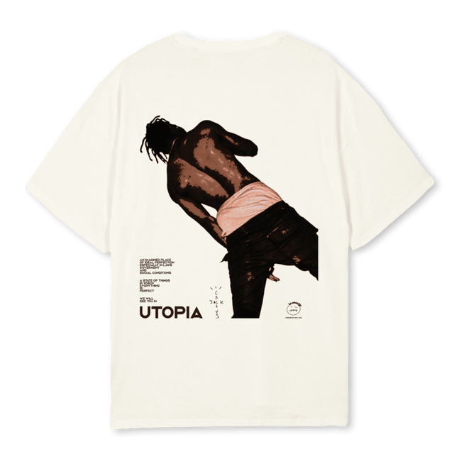 THE SCOTT Cream Oversized Tee.