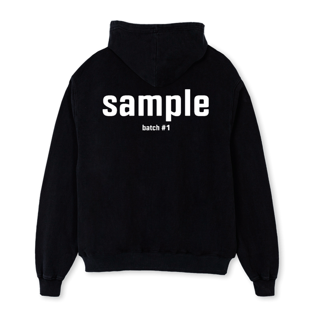 SAMP Black Oversized Hoodie.