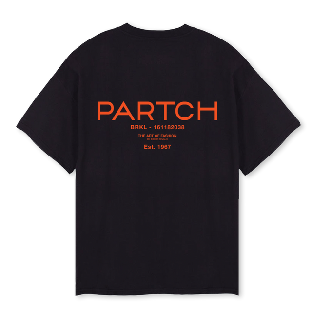 BLK OV ORG PAR Black Oversized Tee.