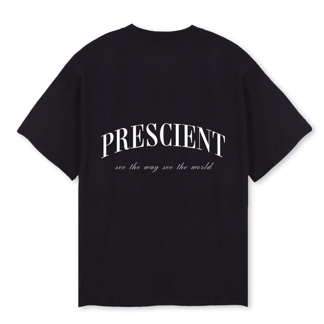 PRESCIENT STWSTW Black Oversized Tee.