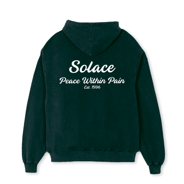 SOLACE FOREST Wild Green Oversized Hoodie.