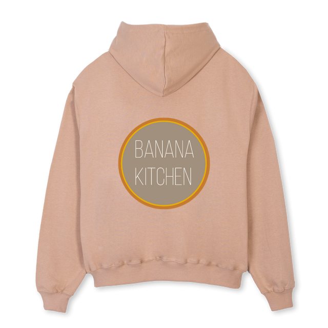 BK VOL UNO Croissant Oversized Zipped Hoodie.