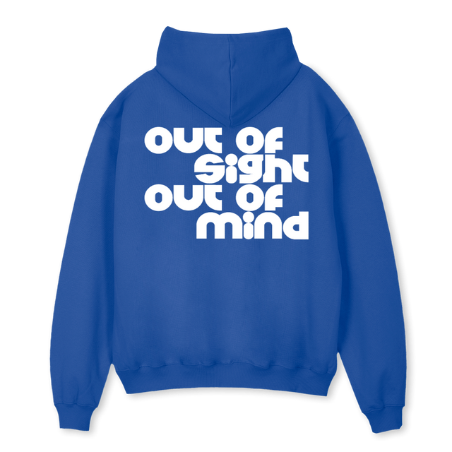 DAY ONES Cobalt Blue Oversized Hoodie.
