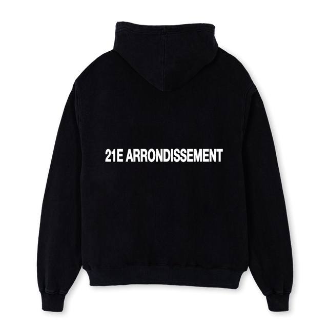 HB Black Oversized Hoodie.