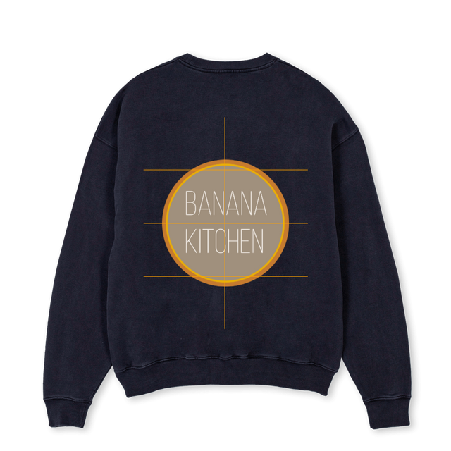 BK VOL DOS Vintage Black Oversized Crewneck Sweater.