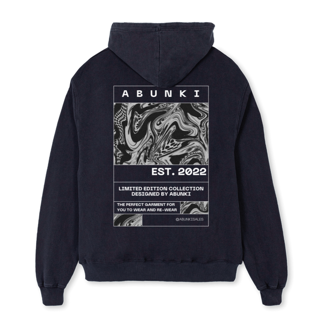 SAMPLEONE Vintage Black Oversized Hoodie.
