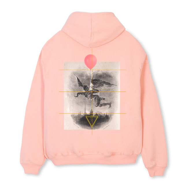 HOODY Pink Clay Oversized Hoodie.
