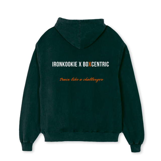 BOXCENTRIC GREEN Wild Green Oversized Hoodie.