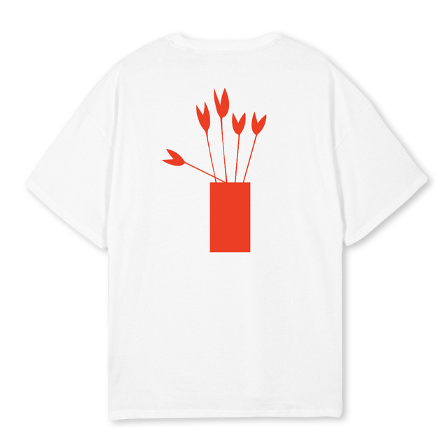OUND White Oversized Tee.