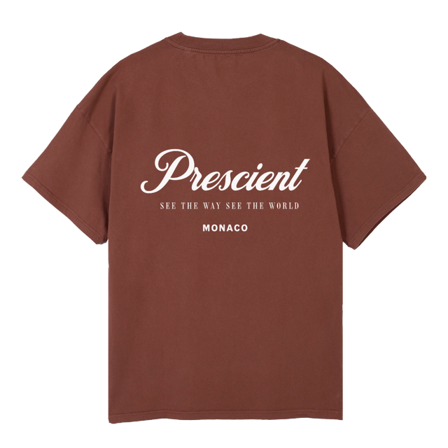 BROWN MONACO Vintage Brown Oversized Tee.