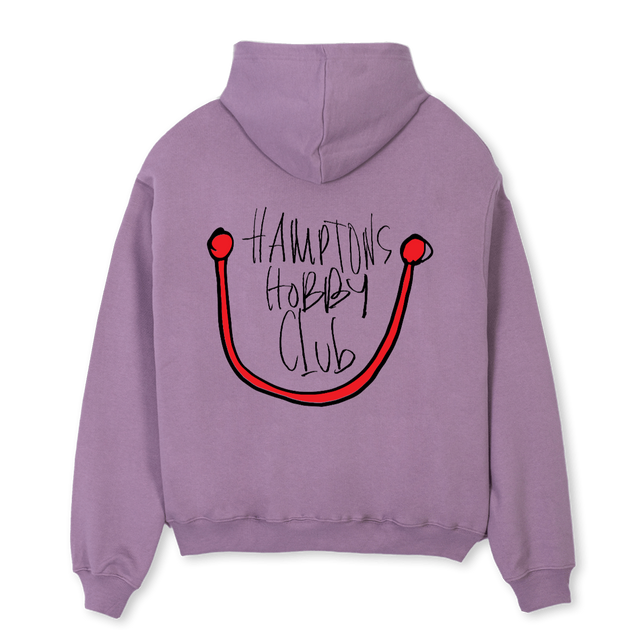 H Purple Oversized Hoodie.