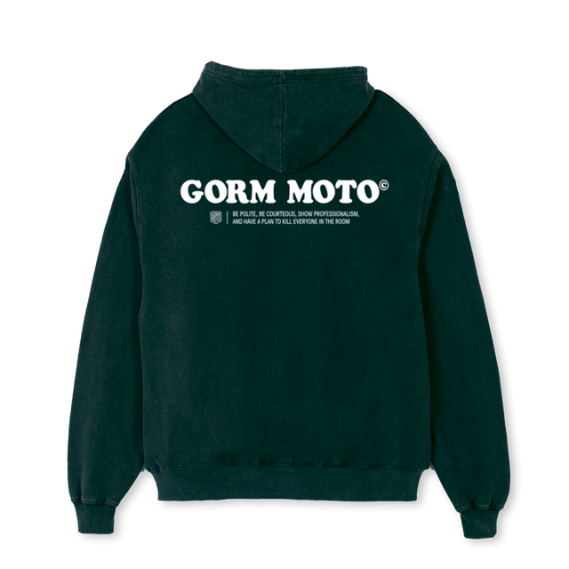 SECONDTEAM Wild Green Oversized Hoodie.
