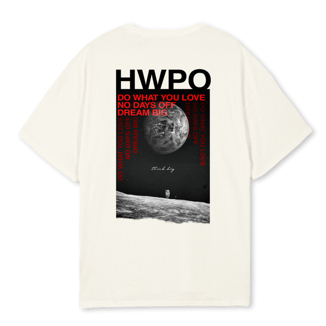 HWPO Cream Oversized Tee.