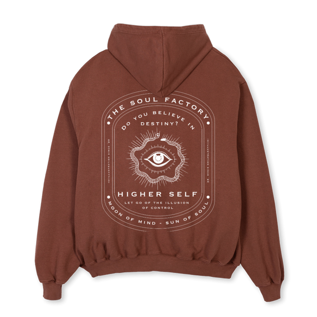 KACK DELUXE Vintage Brown Oversized Hoodie.