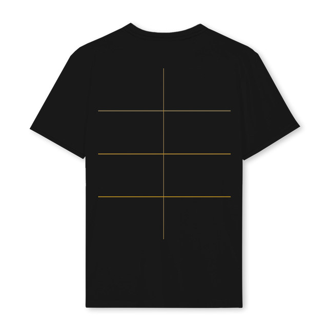 QNTM BLÅ PÅ HVID Black Regular Tee.