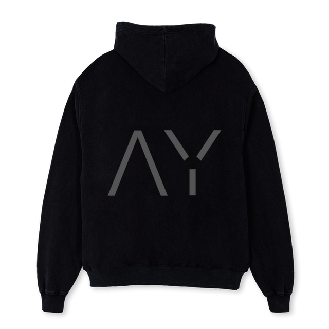 AYBLK Black Oversized Hoodie.