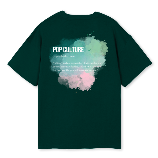 COEURSHIRTGRÜN Wild Green Oversized Tee.