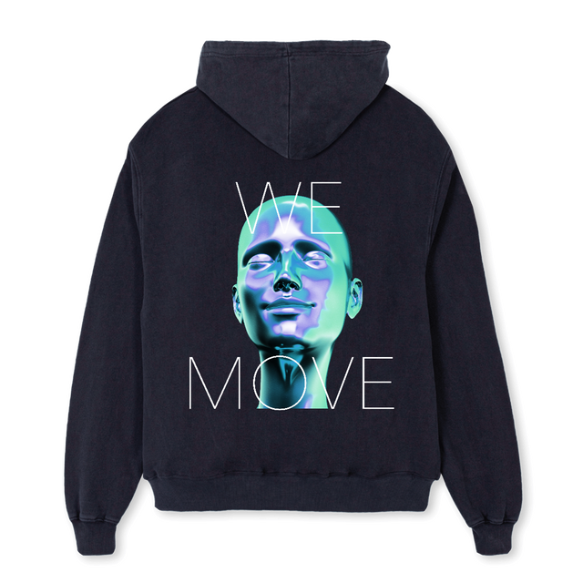 BONOBOCLO SAMP Vintage Black Oversized Hoodie.