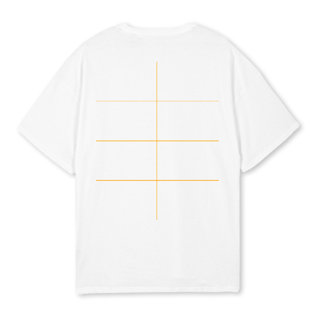 WHITE White Oversized Tee.