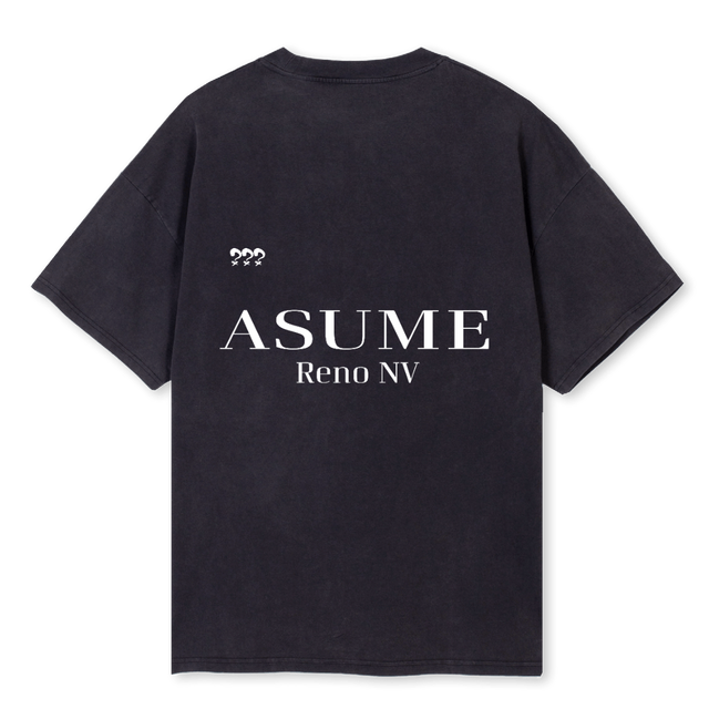 DESIGN THIRTY Vintage Black Oversized Tee.