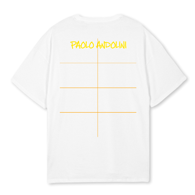 LANDER W C White Oversized Tee.