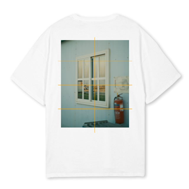 EMRE White Oversized Tee.