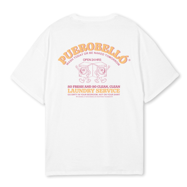LAUNDRY SHIRT VOL I White Oversized Tee.