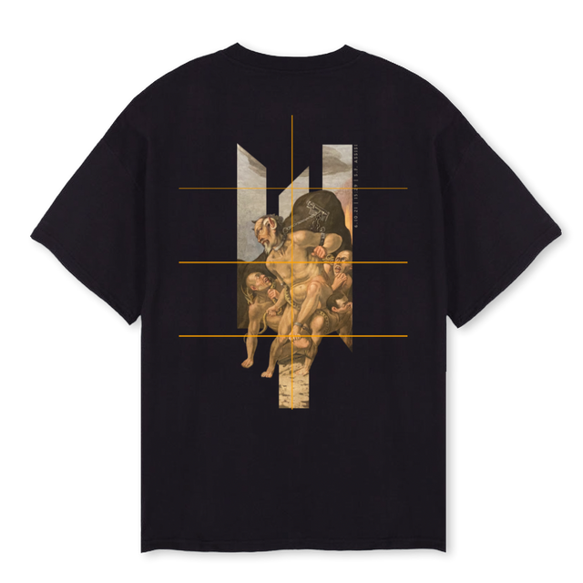 LAST JDGM Black Oversized Tee.