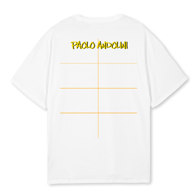 LANDER M D White Oversized Tee.