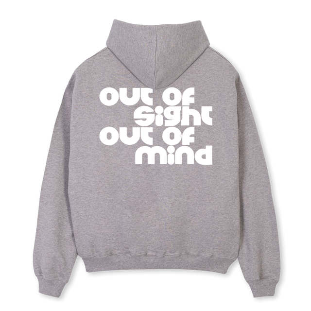 DAY ONES Grey Marl Oversized Hoodie.