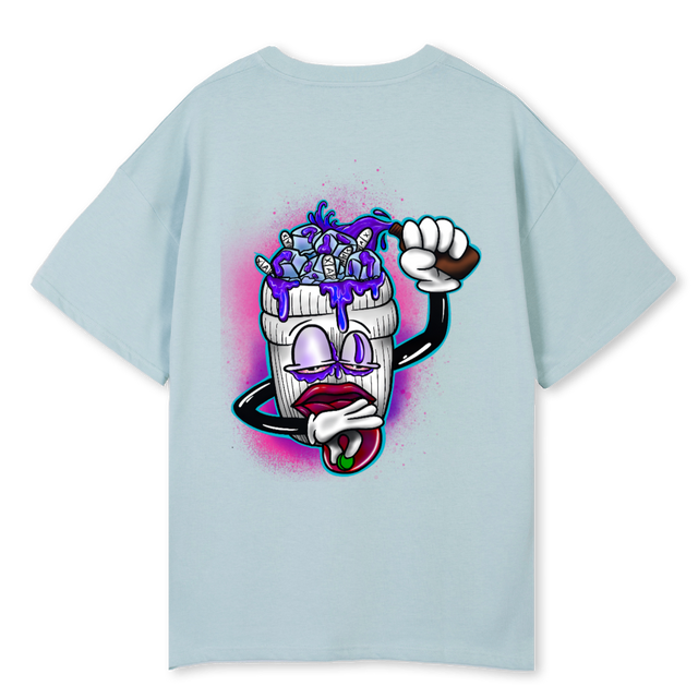 SHIRTSAMPLE Cold Blue Oversized Tee.