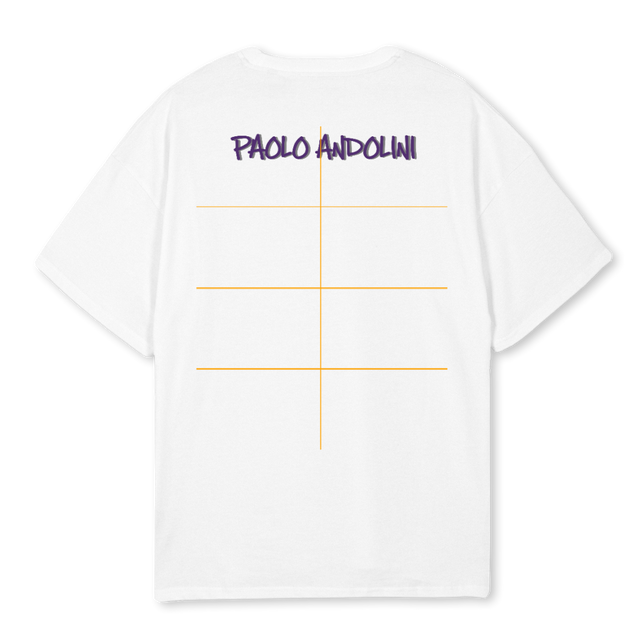 LANDER M C White Oversized Tee.