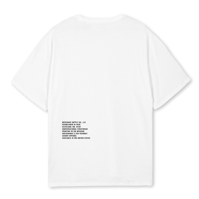 JERICHO WALLS White Oversized Tee.