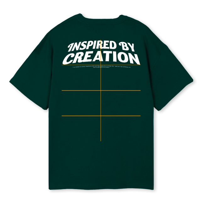 INSP CREATION GREEN Wild Green Oversized Tee.