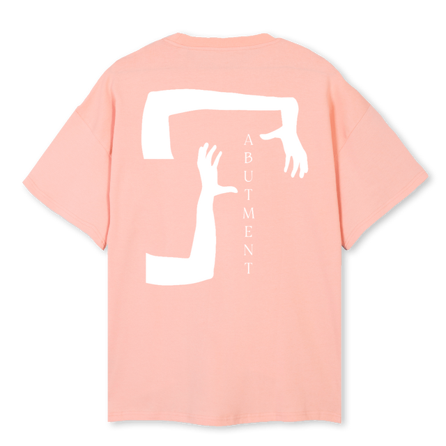 HANDZ Pink Clay Oversized Tee.