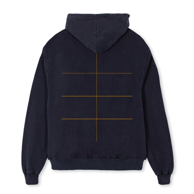 WOLF VINTAGE HOODIE Vintage Black Oversized Hoodie.