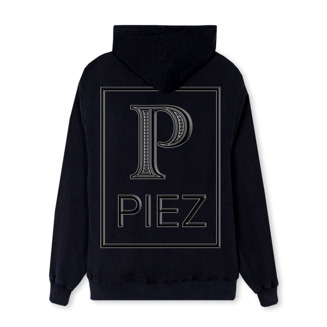 BLACKROCKPIEZ Black Regular Hoodie.