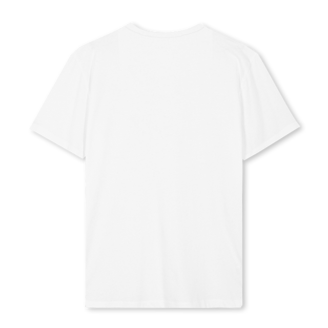 REG JT WHT White Regular Tee.