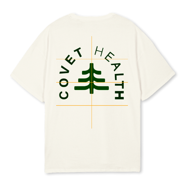 HEALTH Cream Oversized Tee.